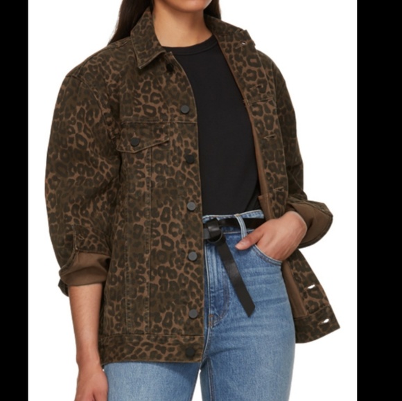 alexander wang leopard jacket